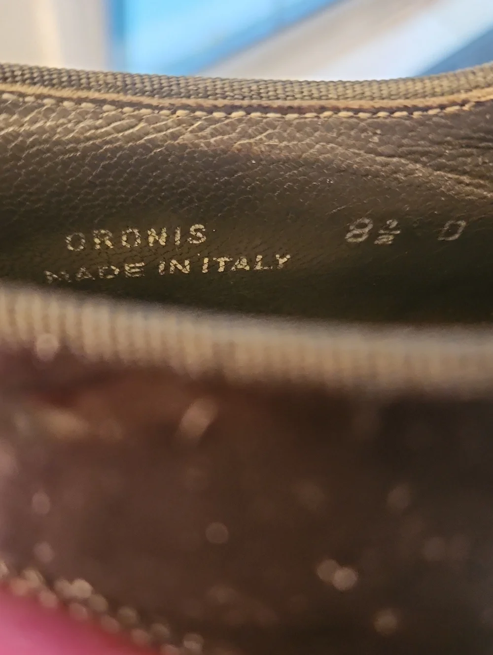 Bally Oronis Patent Calfskin Leather Shoes 8.5 D Mens Black